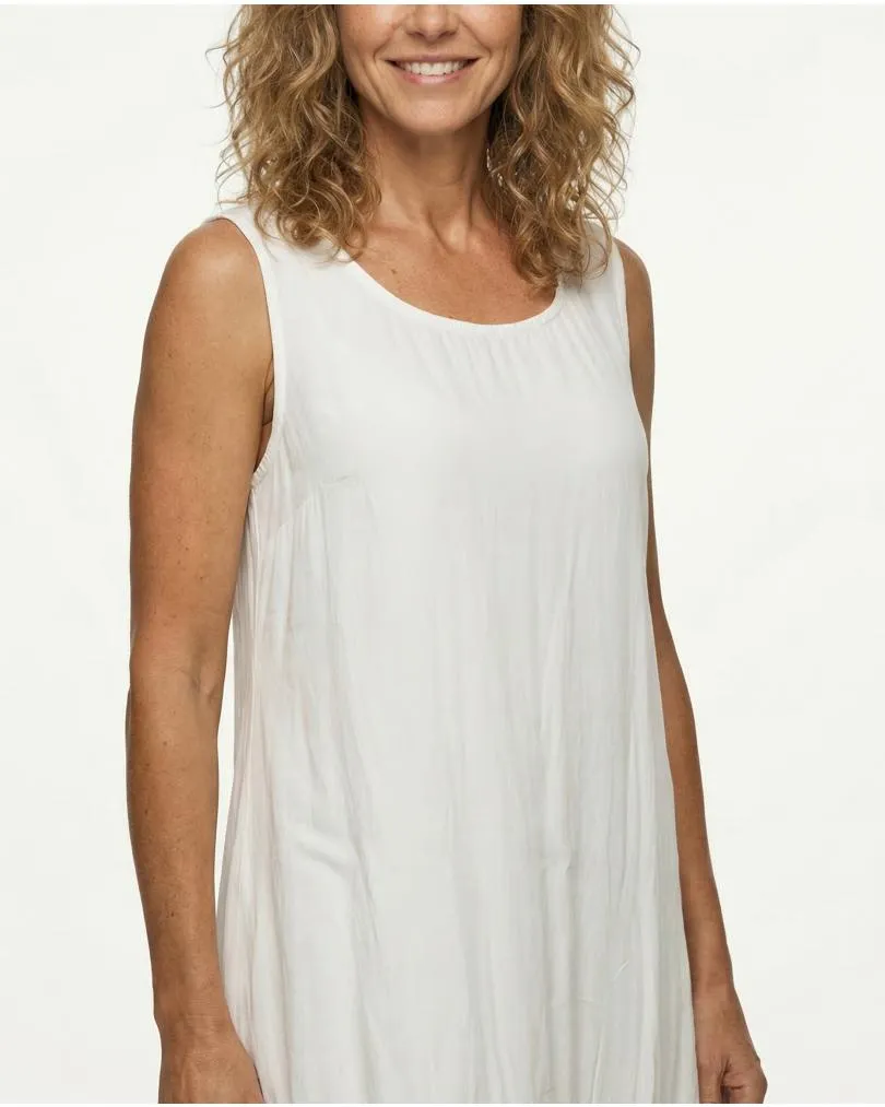 Kleid mit Stickerei in  wei� von Spaziodonna (Bild 2)