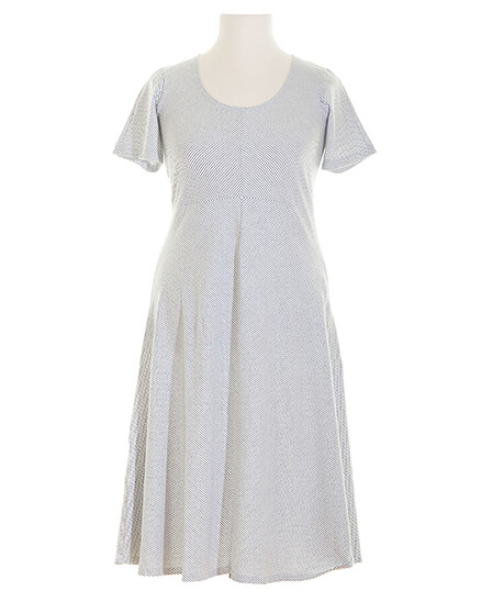 Kleid Streifen in  weiss von FASHION (Bild 1)