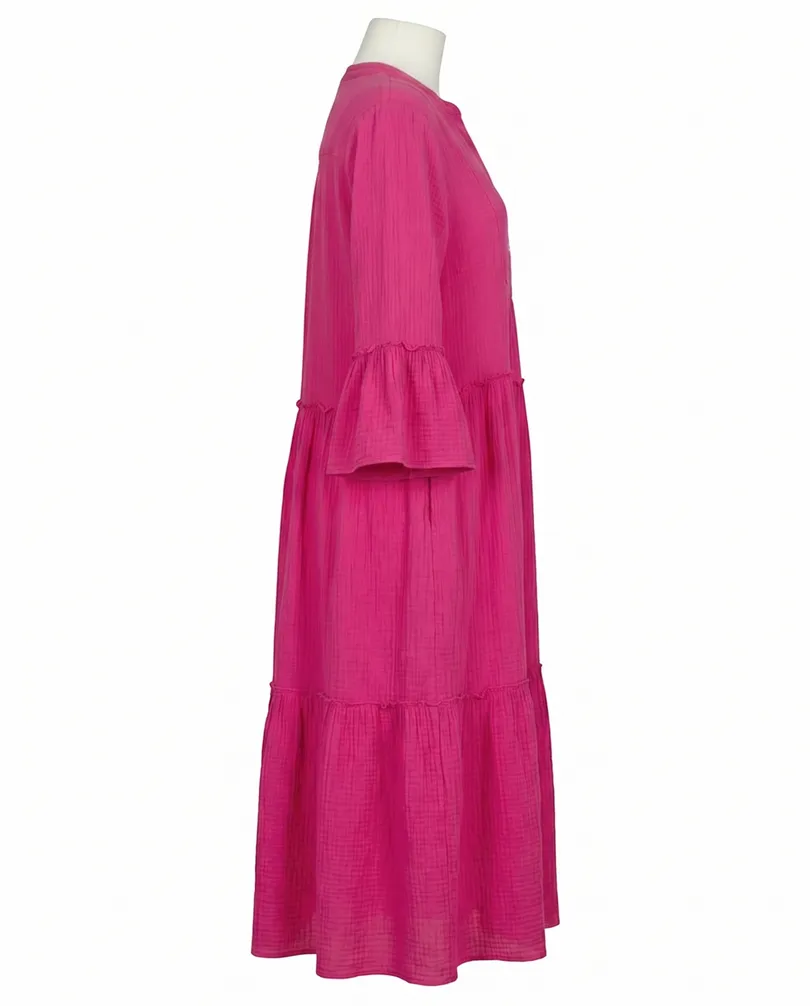 Kleid Musselin in  pink von Made in Italy (Bild 2)