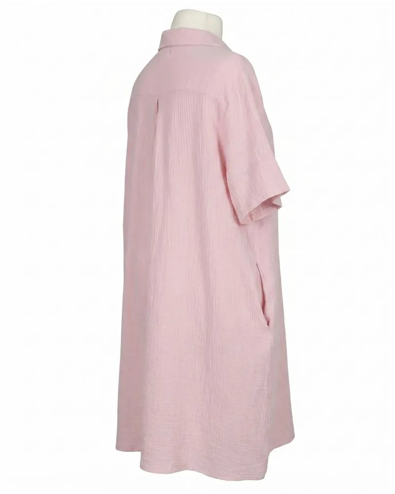 Kleid Musselin in  rosa von Made in Italy (Bild 2)