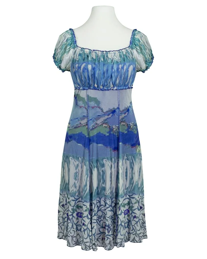 Kleid A-Linie mit Print in  aqua von Lulu H (Bild 1)