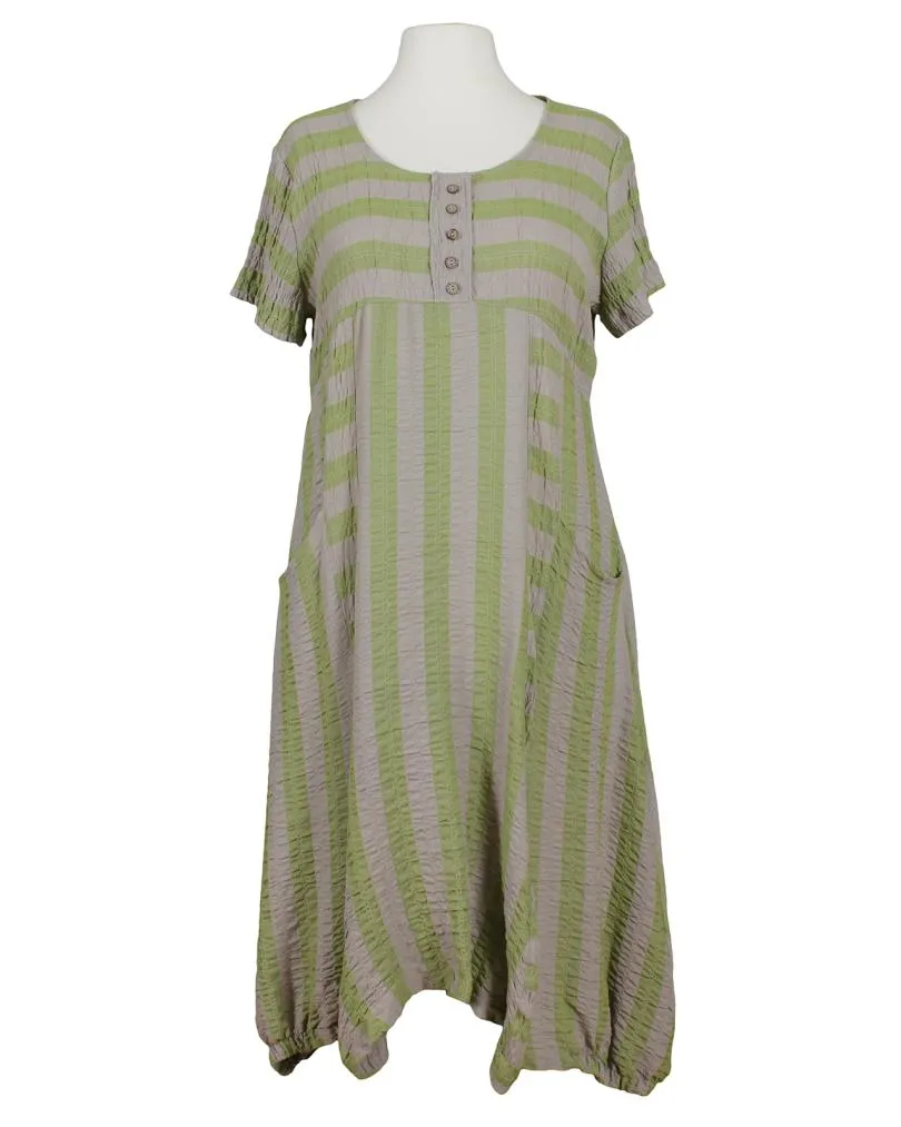 Kleid Streifen A-Schnitt in  kiwi von Zedd (Bild 1)