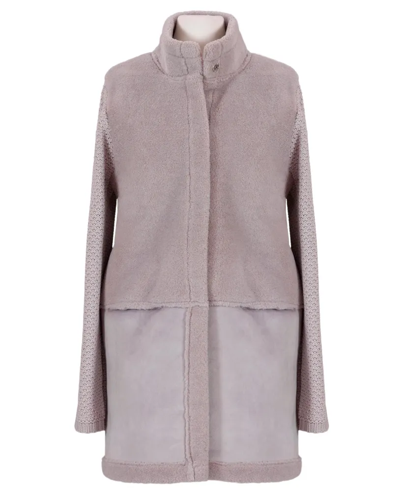 Kunstfelljacke in  rosa von Lazy Girl (Bild 1)