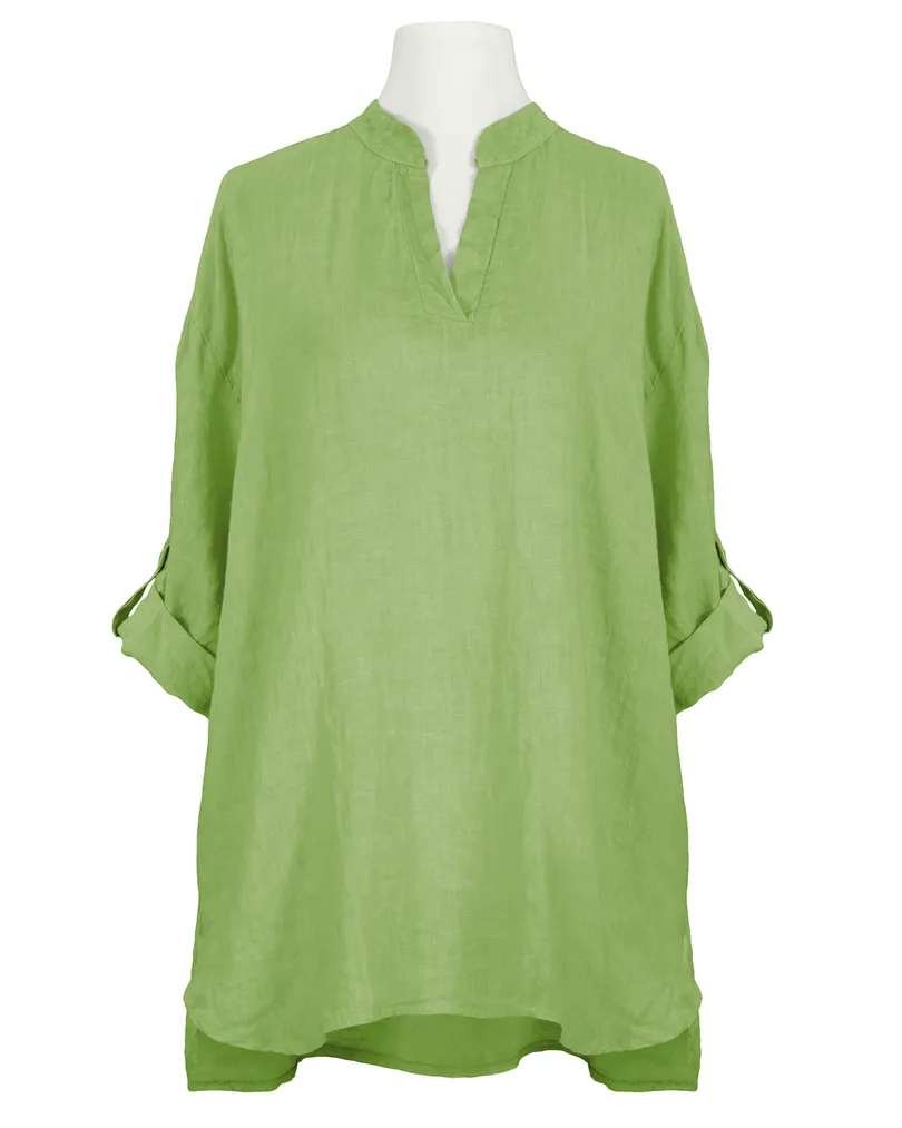 Leinenbluse in  gr�n von Puro Lino (Bild 1)