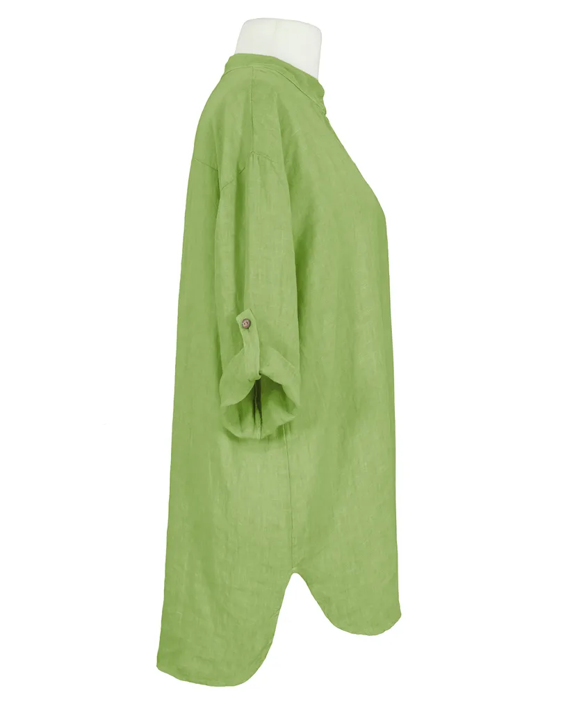 Leinenbluse in  gr�n von Puro Lino (Bild 2)