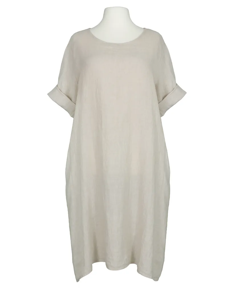 Leinenkleid in  beige von Puro Lino (Bild 1)