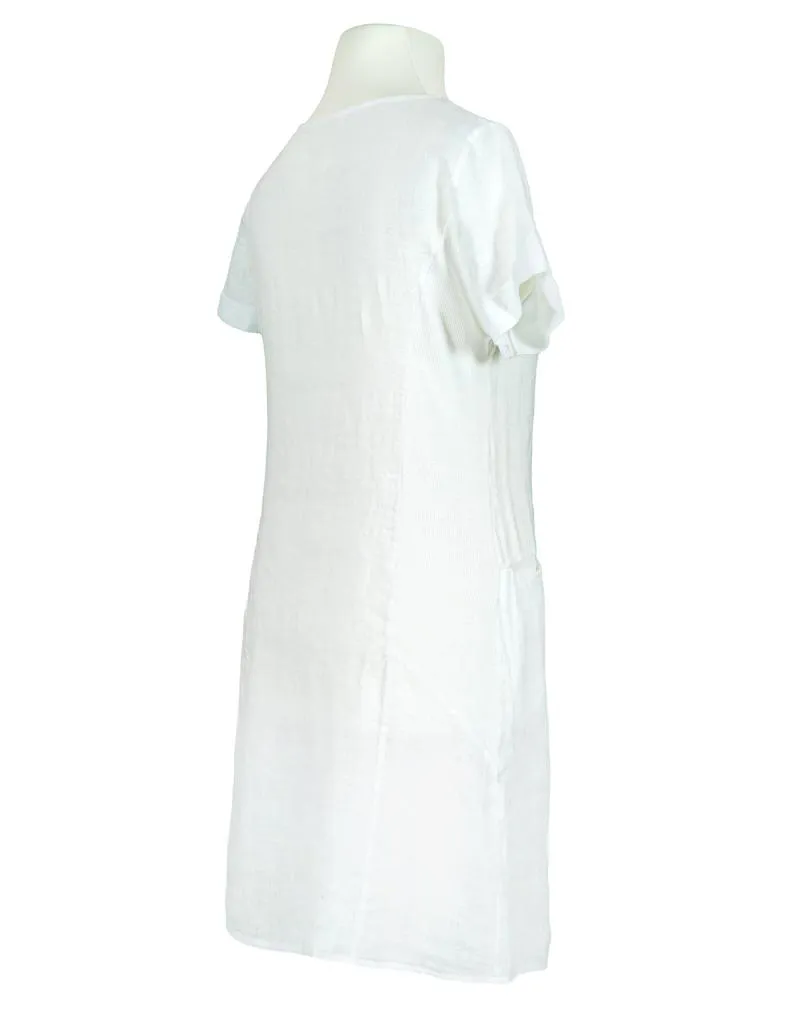 Leinenkleid in  wei� von Spaziodonna (Bild 2)