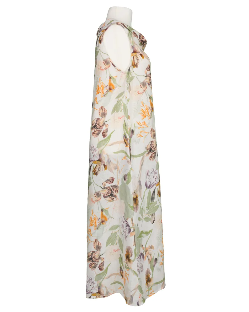 Leinenkleid A-Linie in  lindgr�n von Puro Lino (Bild 2)
