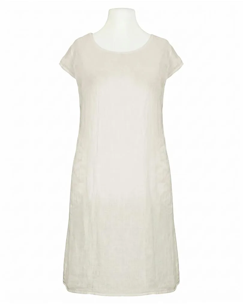 Leinenkleid Basic in  beige von Puro Lino (Bild 1)