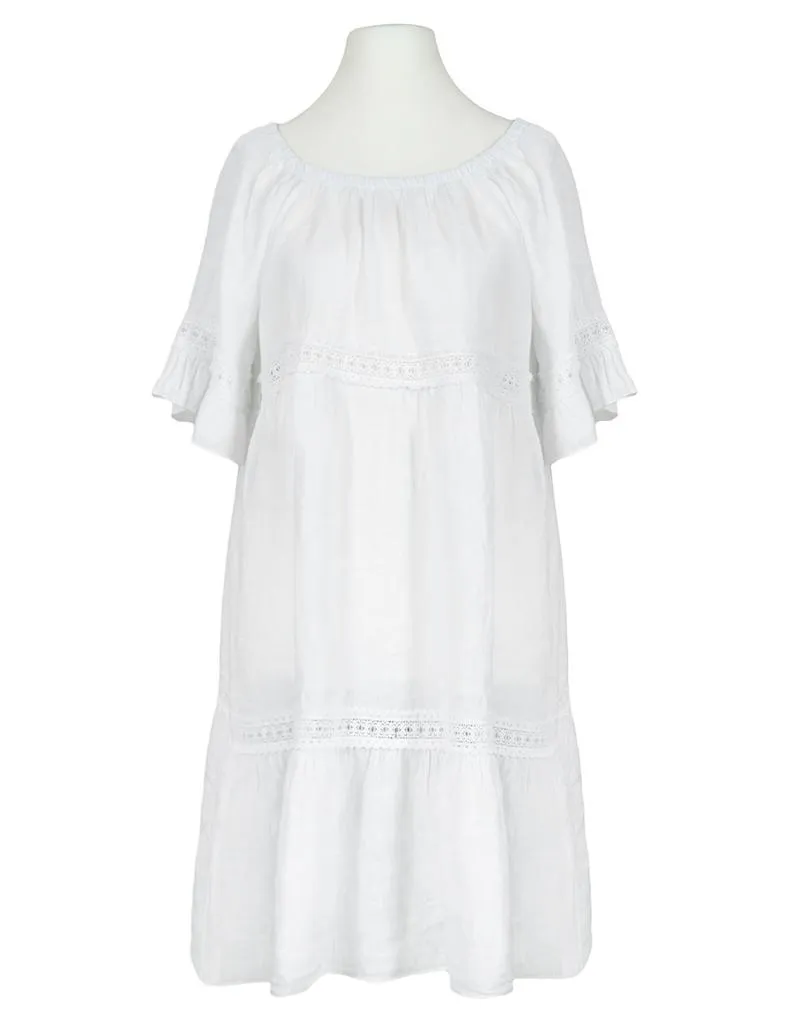 Leinenkleid H�kelspitze in  wei� von Diana (Bild 1)