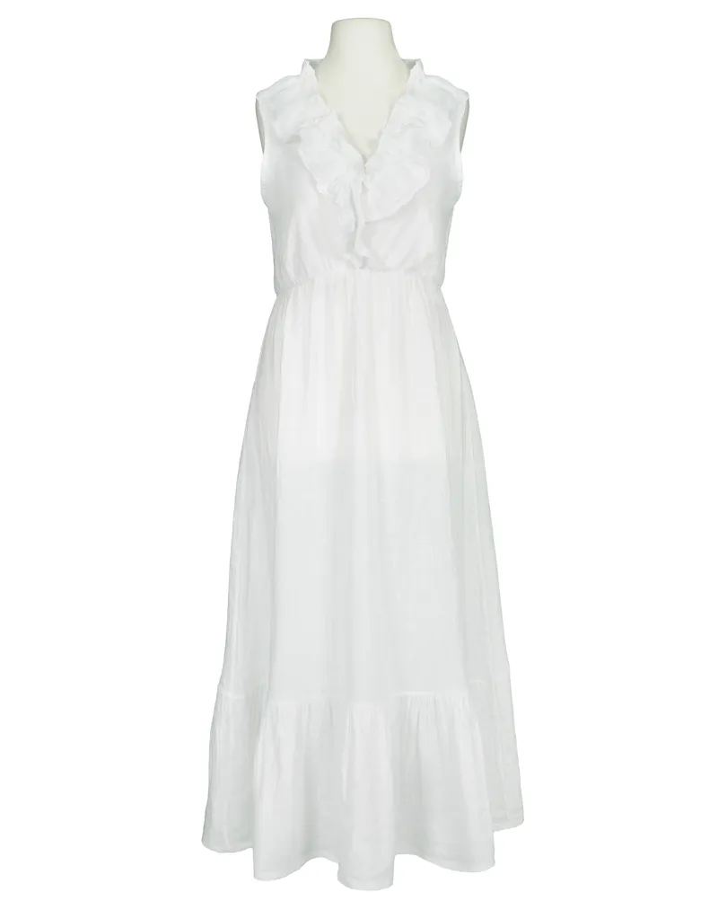 Leinenkleid mit Volant in  wei� von Monday Afternoon (Bild 1)