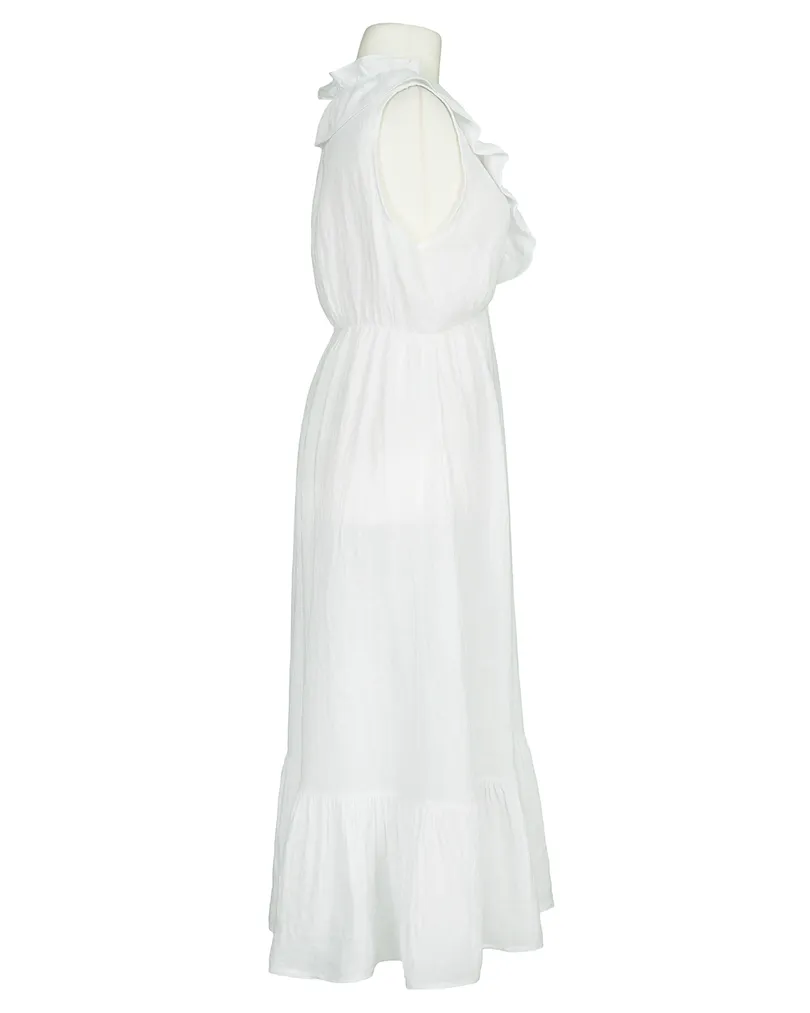 Leinenkleid mit Volant in  wei� von Monday Afternoon (Bild 2)