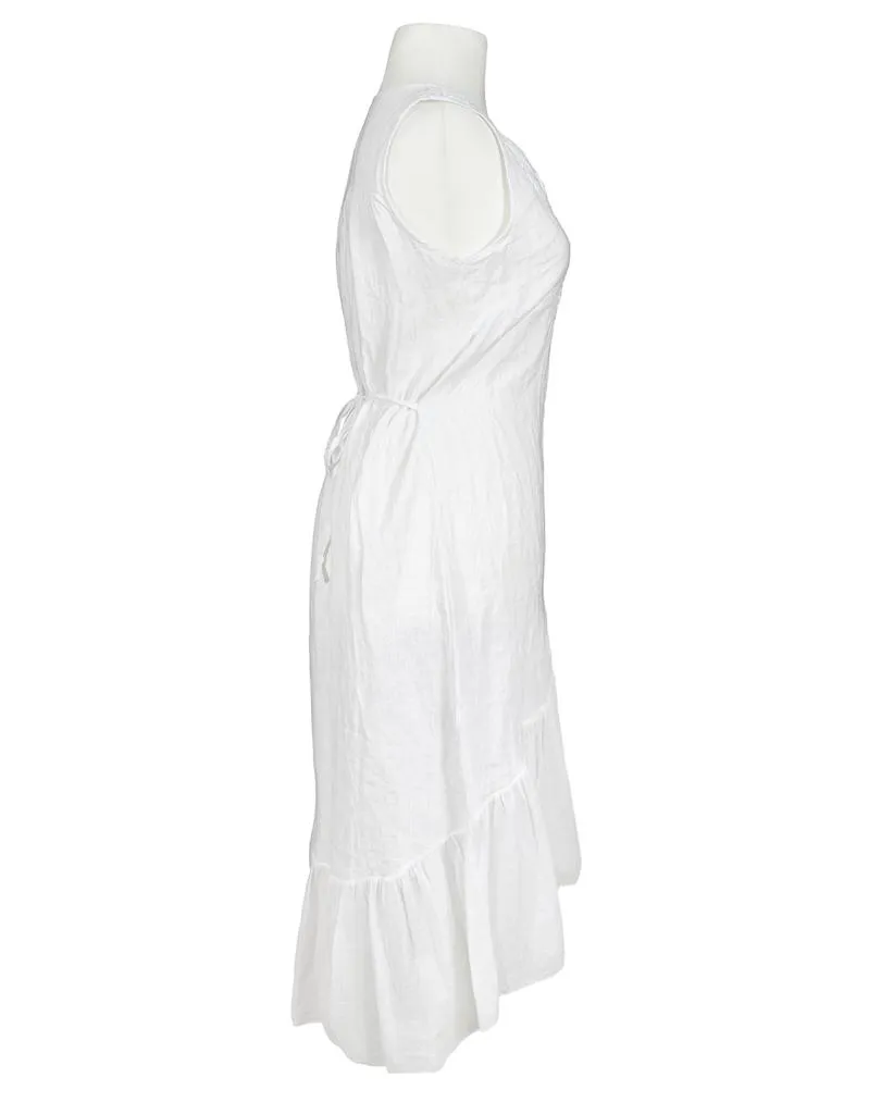 Leinenkleid Stickerei in  wei� von Diana (Bild 2)