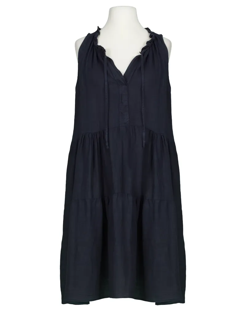 Leinenkleid Stufen in  dunkelblau von Puro Lino (Bild 1)