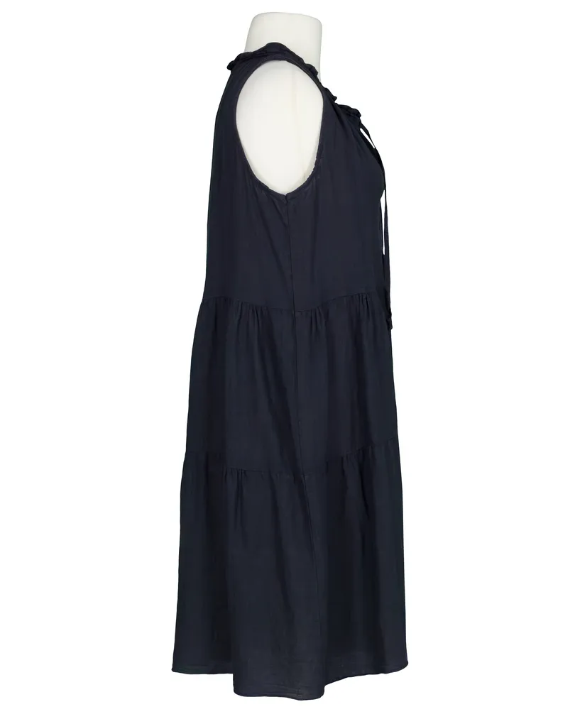 Leinenkleid Stufen in  dunkelblau von Puro Lino (Bild 2)