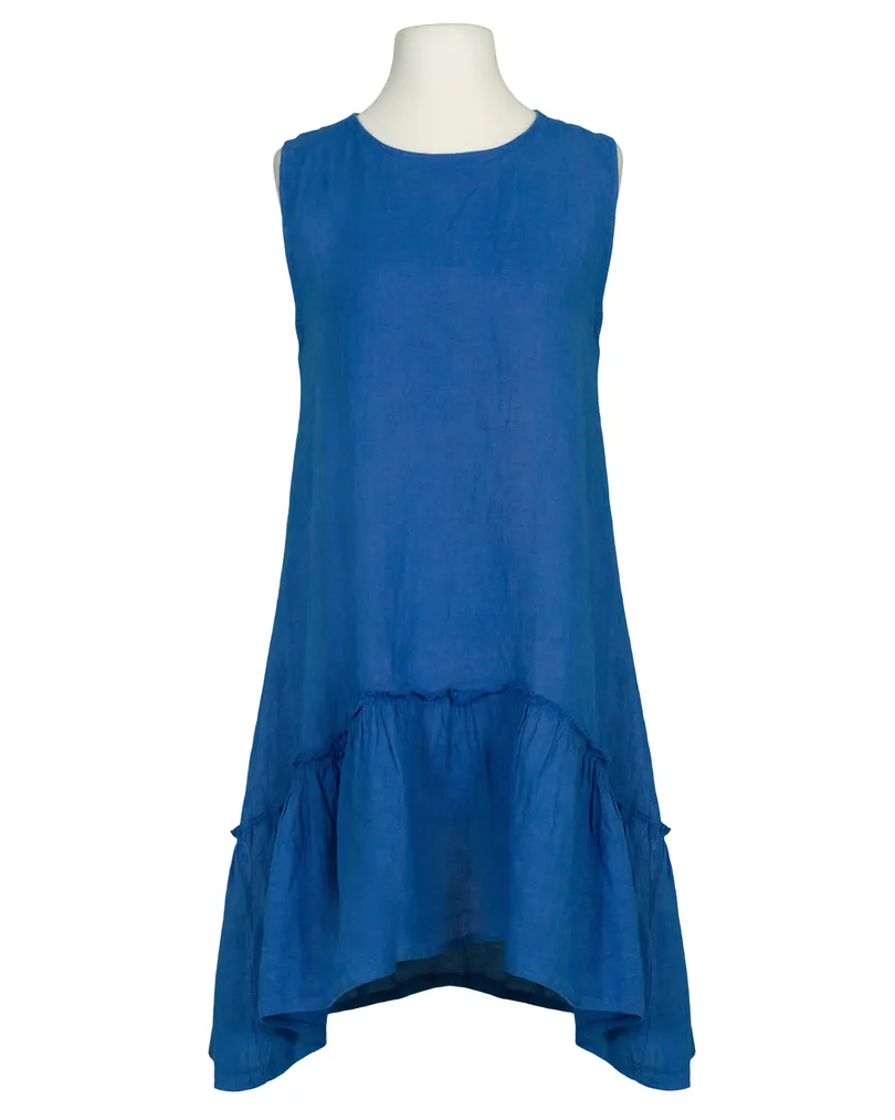 Leinentunika mit Volant in  royalblau von Monday Afternoon (Bild 1)