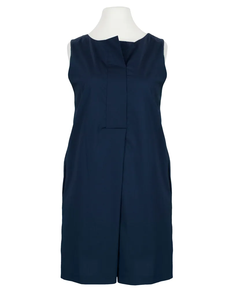 Long Bluse Baumwolle in  dunkelblau von Wendy (Bild 1)