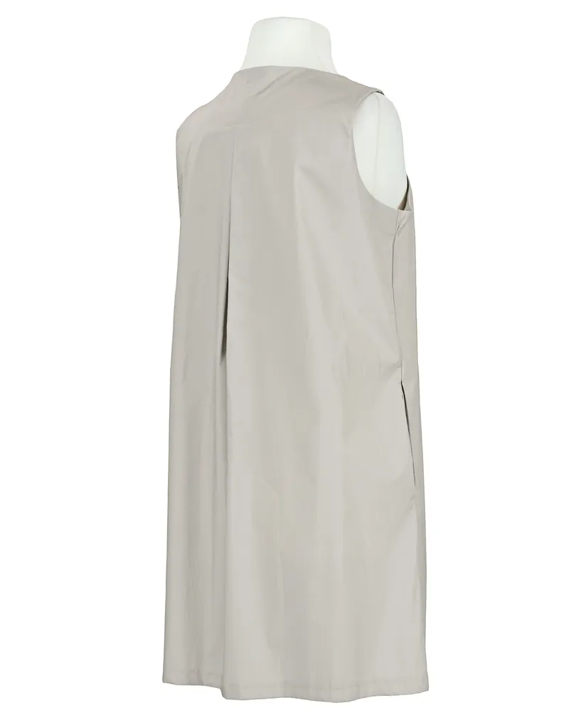 Long Bluse Baumwolle in  taupe von Wendy (Bild 2)