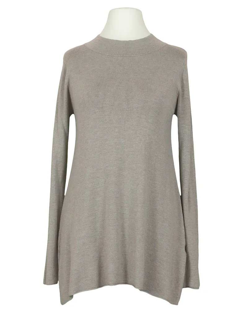Long Pullover Feinstrick in  braun von Esvivid (Bild 1)