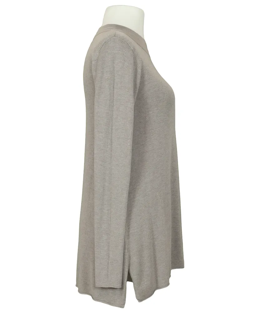 Long Pullover Feinstrick in  braun von Esvivid (Bild 2)
