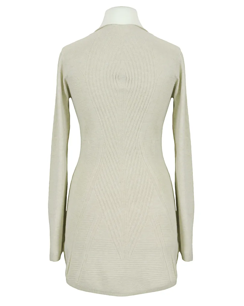 Long Pullover mit Cashmere in  beige von Fruity Fashion (Bild 2)