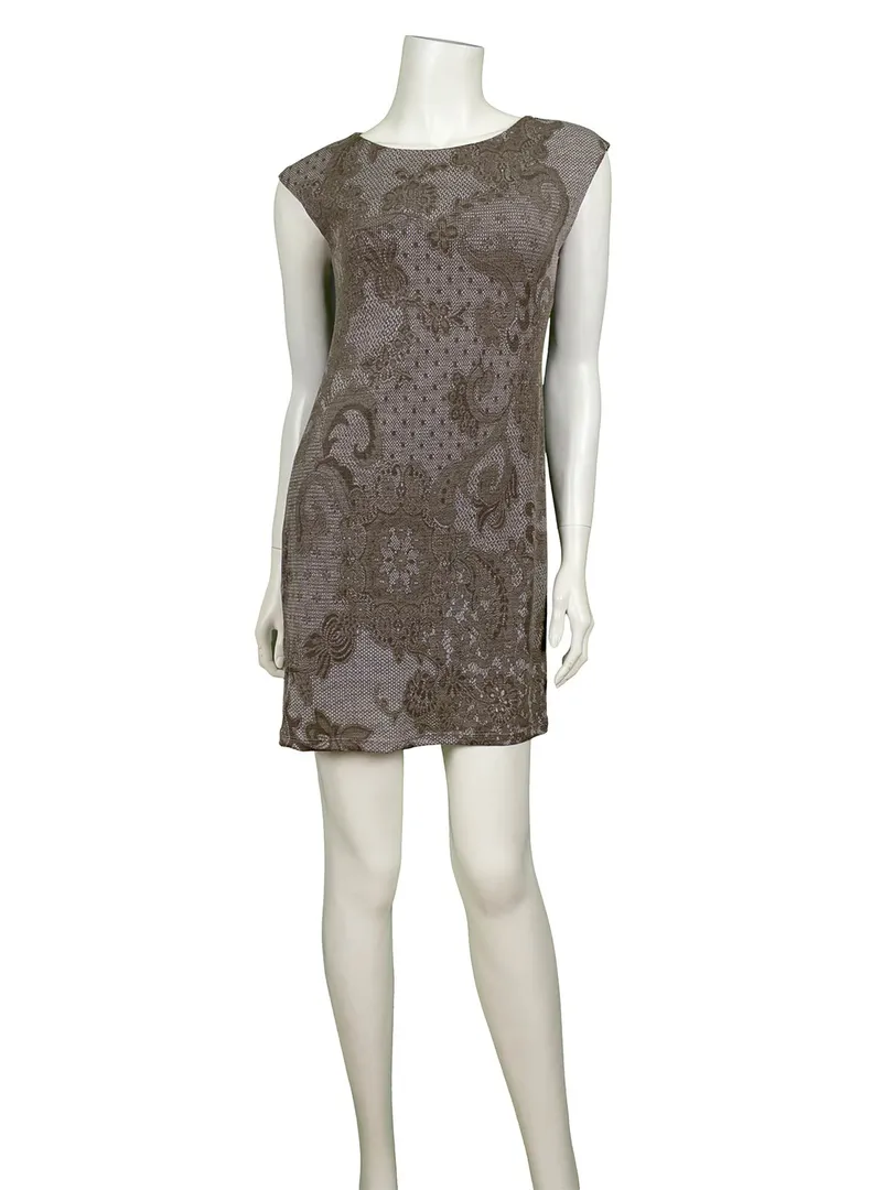 Long Shirt Spitzenprint in  braun von Diana (Bild 2)