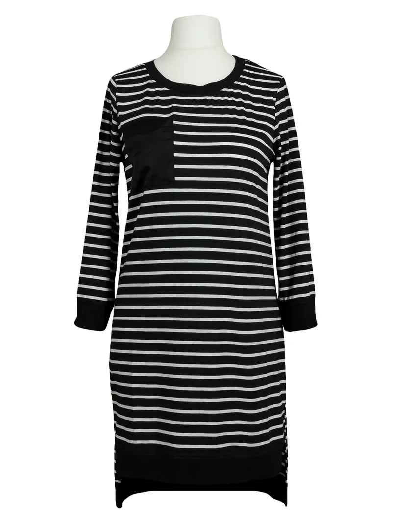 Longshirt Streifen in  schwarz von Paccio (Bild 1)