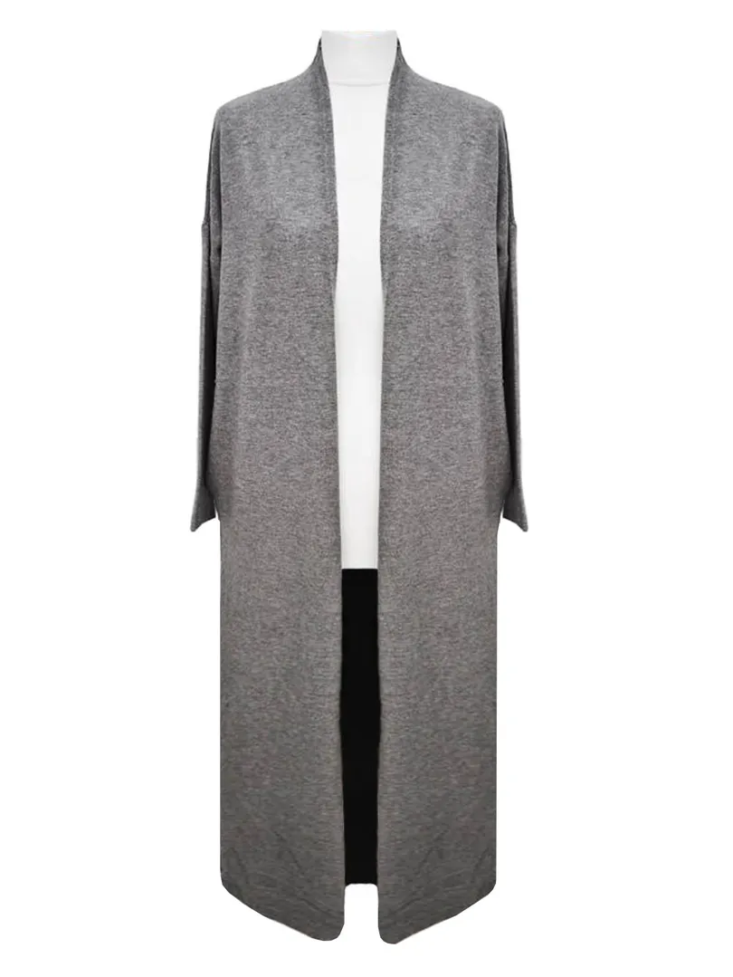Long Strickh�lle in  grau von Wonder (Bild 1)