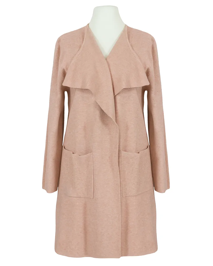 Long Strickh�lle in  rosa von Spaziodonna (Bild 1)
