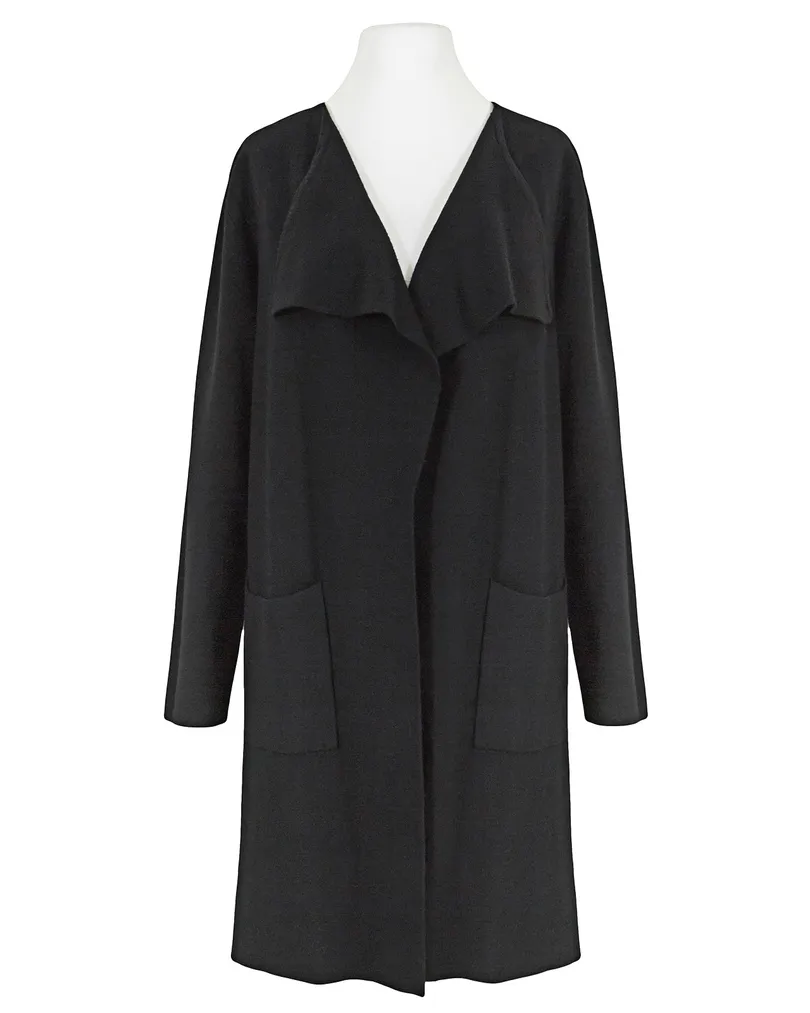 Long Strickh�lle in  schwarz von Spaziodonna (Bild 1)