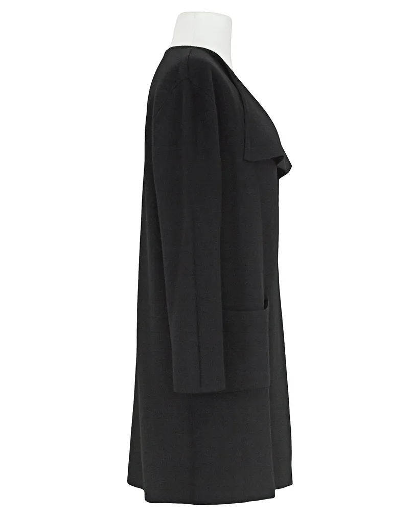 Long Strickh�lle in  schwarz von Spaziodonna (Bild 2)