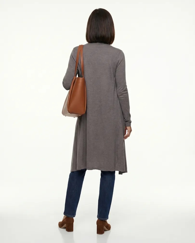 Long Strickjacke in  braun von Beauty Women (Bild 2)
