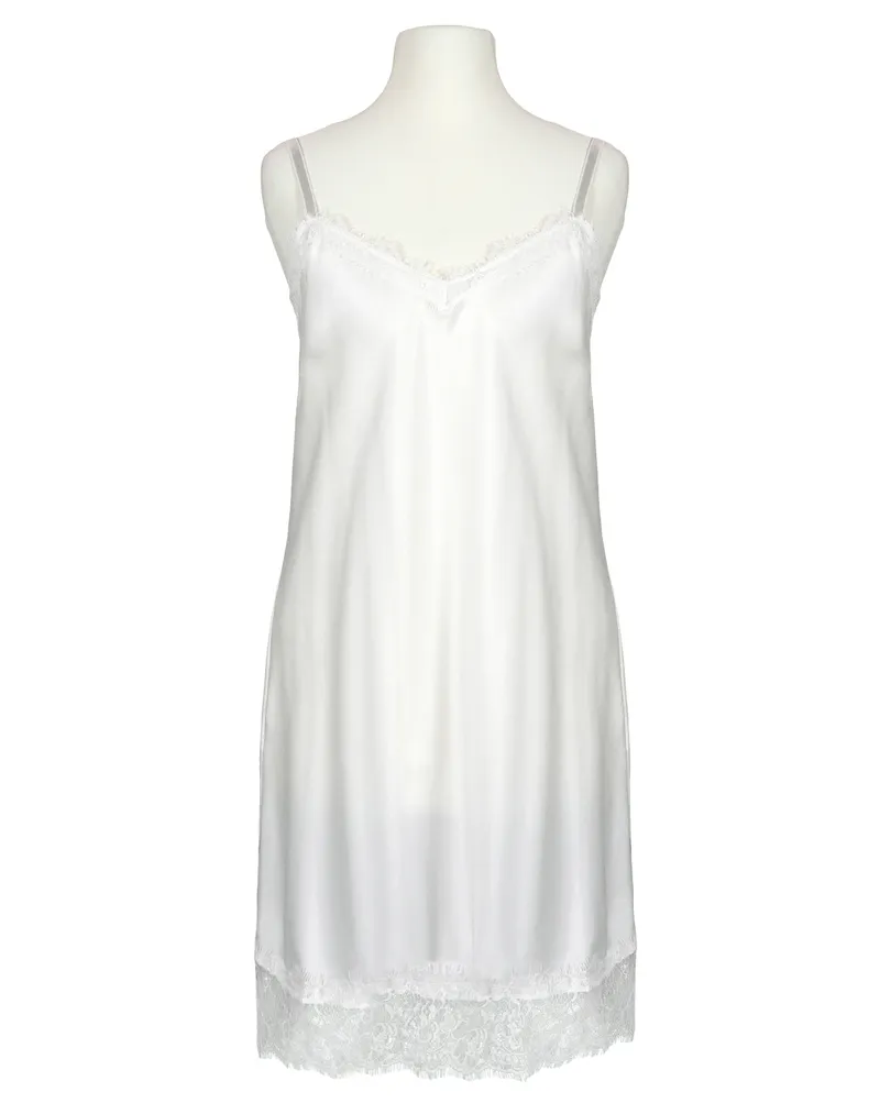 Long Top mit Spitze in  wei� von New Collection (Bild 1)