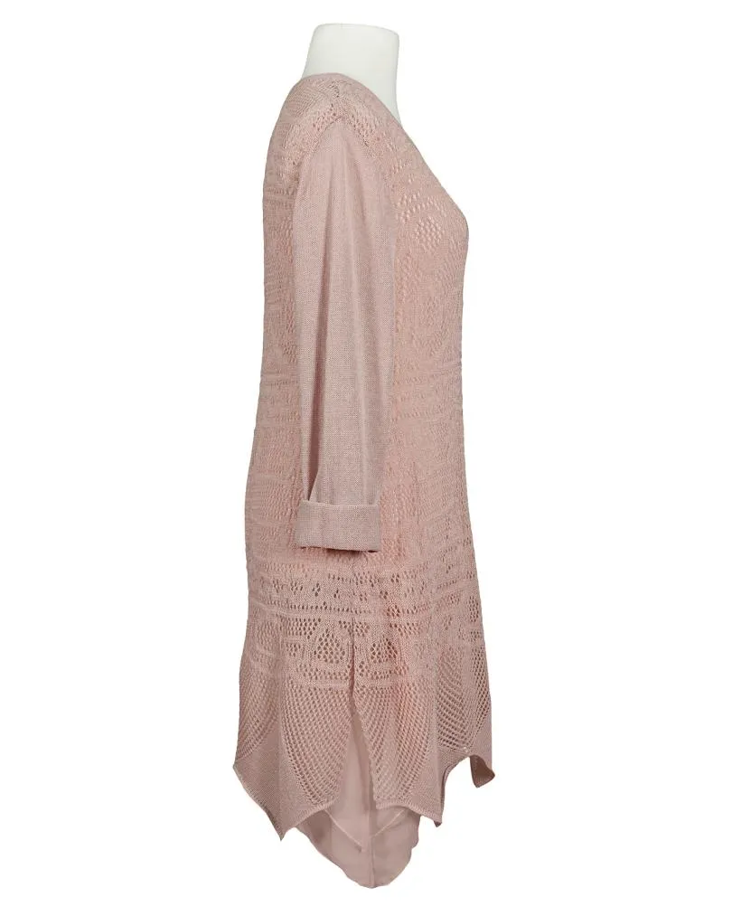 Kleid Ajourstrick in  rosa von Montan (Bild 2)