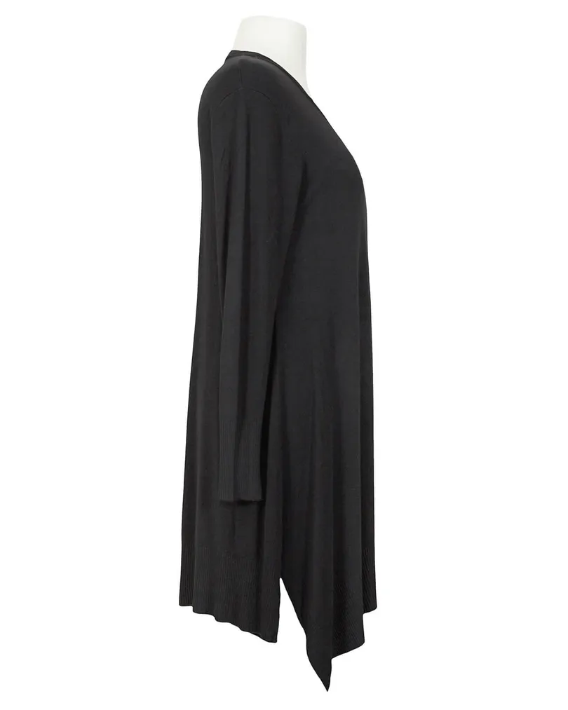 Long Tunika mit Cashmere in  schwarz von Trats (Bild 3)