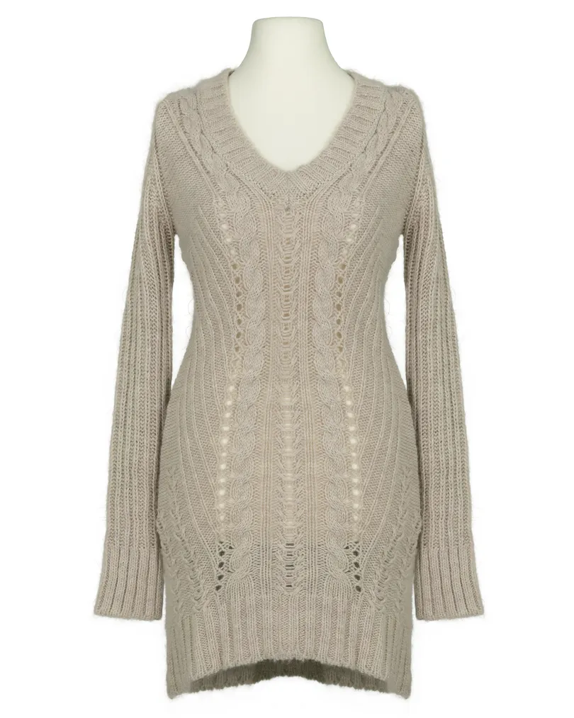 Longpullover mit Mohair in  beige von Carla Giannini (Bild 1)