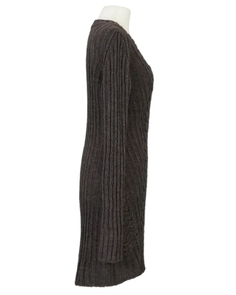 Longpullover mit Mohair in  braun von Carla Giannini (Bild 2)