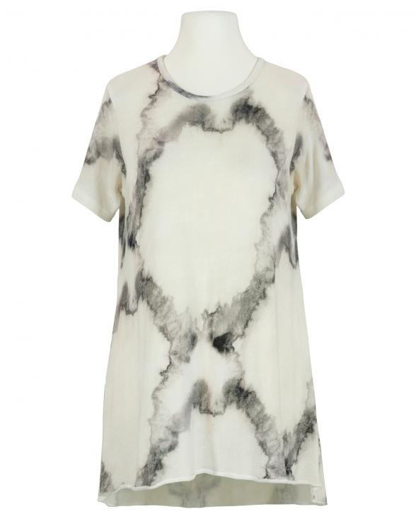 Longshirt mit Batik in  wollweiss von Esvivid (Bild 1)