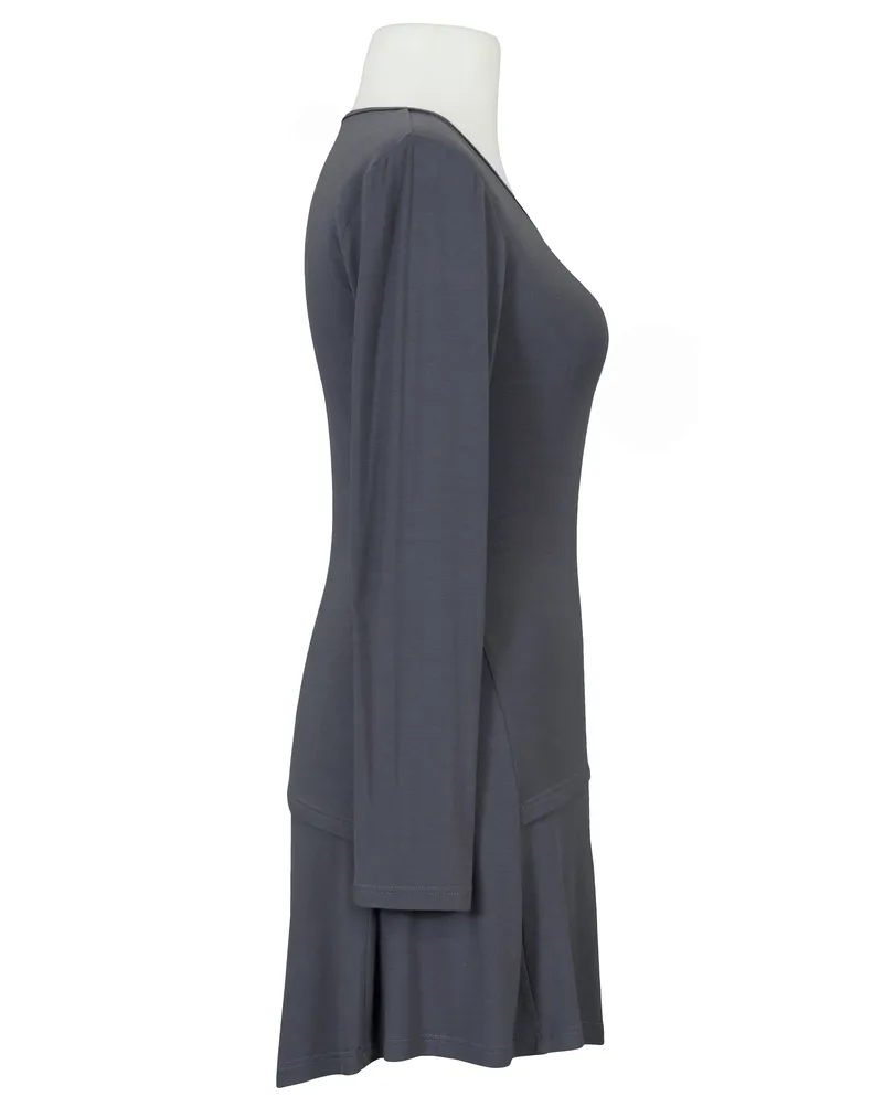 Longshirt mit Schlitz in  grau von RESTART (Bild 2)