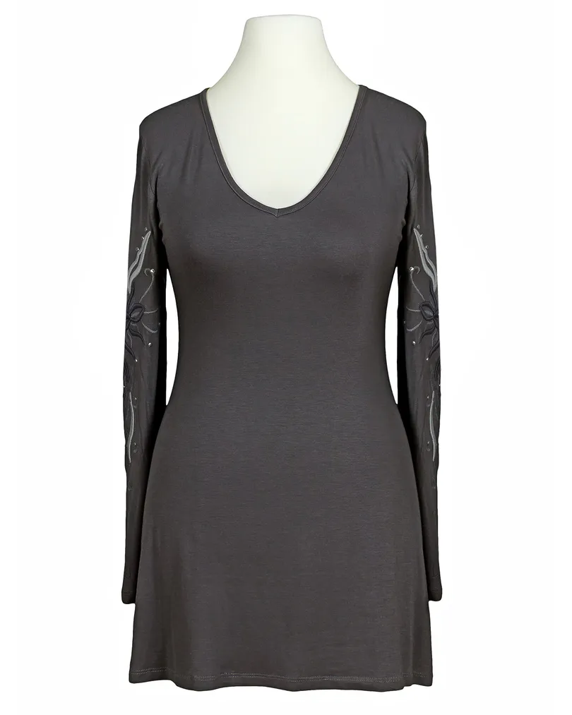 Longshirt Stickerei in  grau von Missy (Bild 1)
