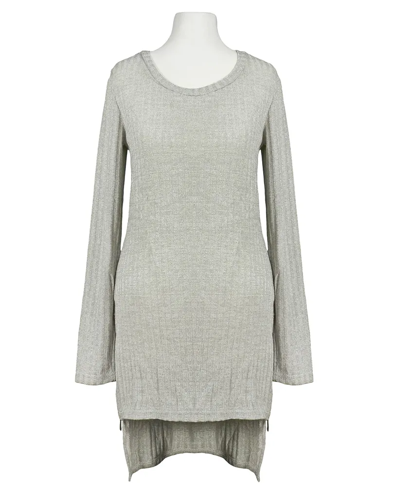 Longshirt Viskosestrick in  grau von H.liesel (Bild 1)