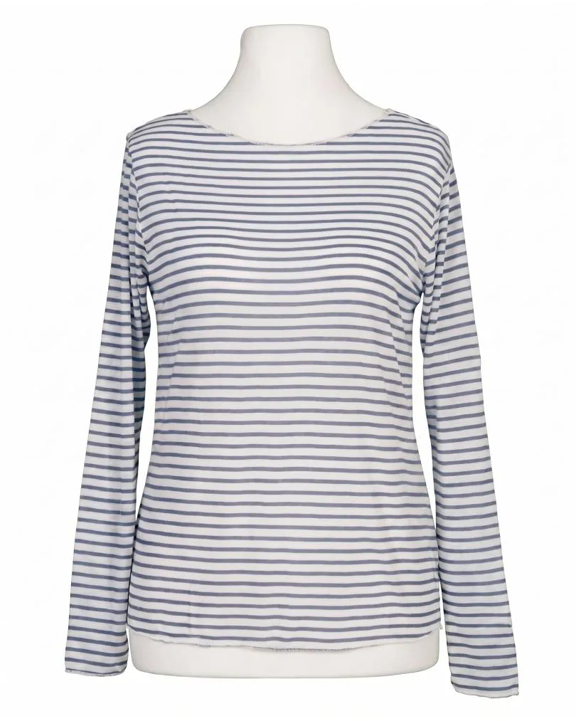 Longsleeve mit Cashmere in  blau von Italia Moda (Bild 1)