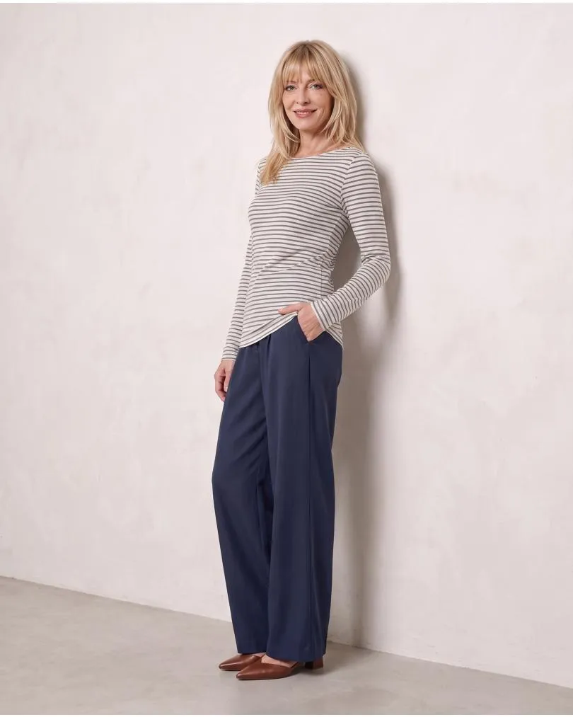 Longsleeve mit Cashmere in  braun von Italia Moda (Bild 5)