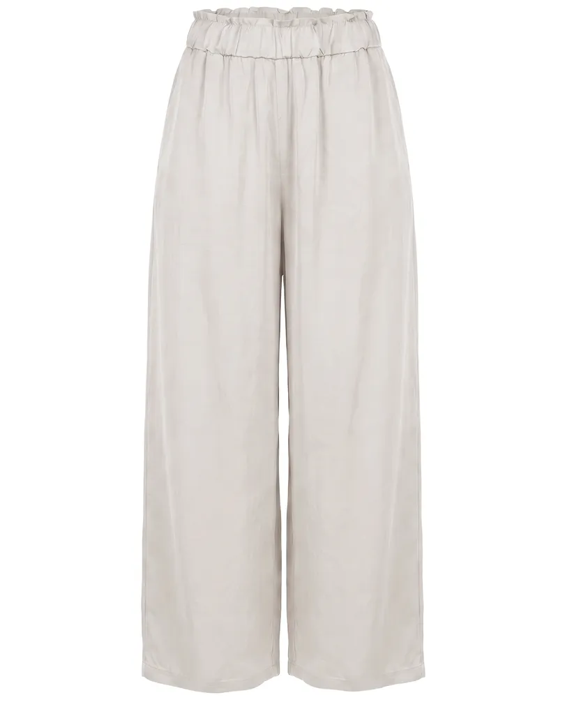 Marlenehose mit Seide in creme von Style Touch