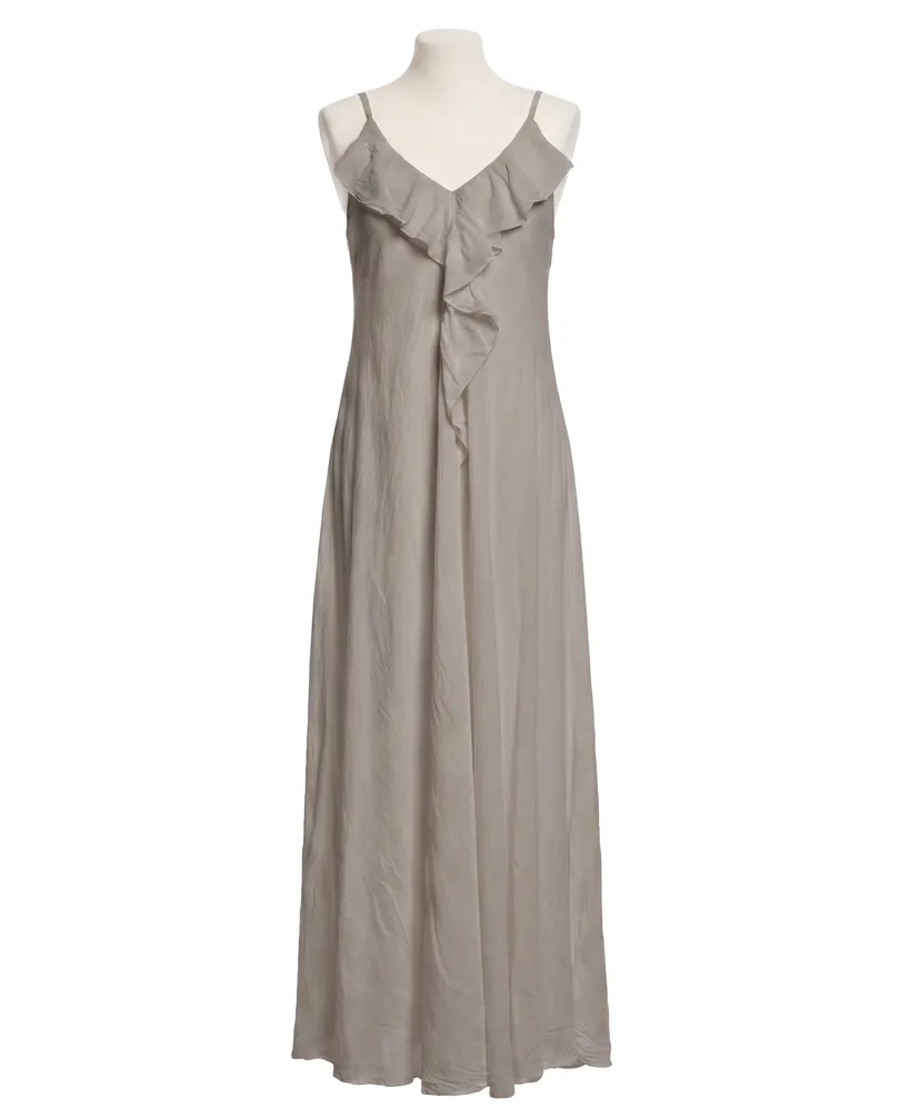 Maxikleid Baumwolle in  braun von Made in Italy (Bild 1)