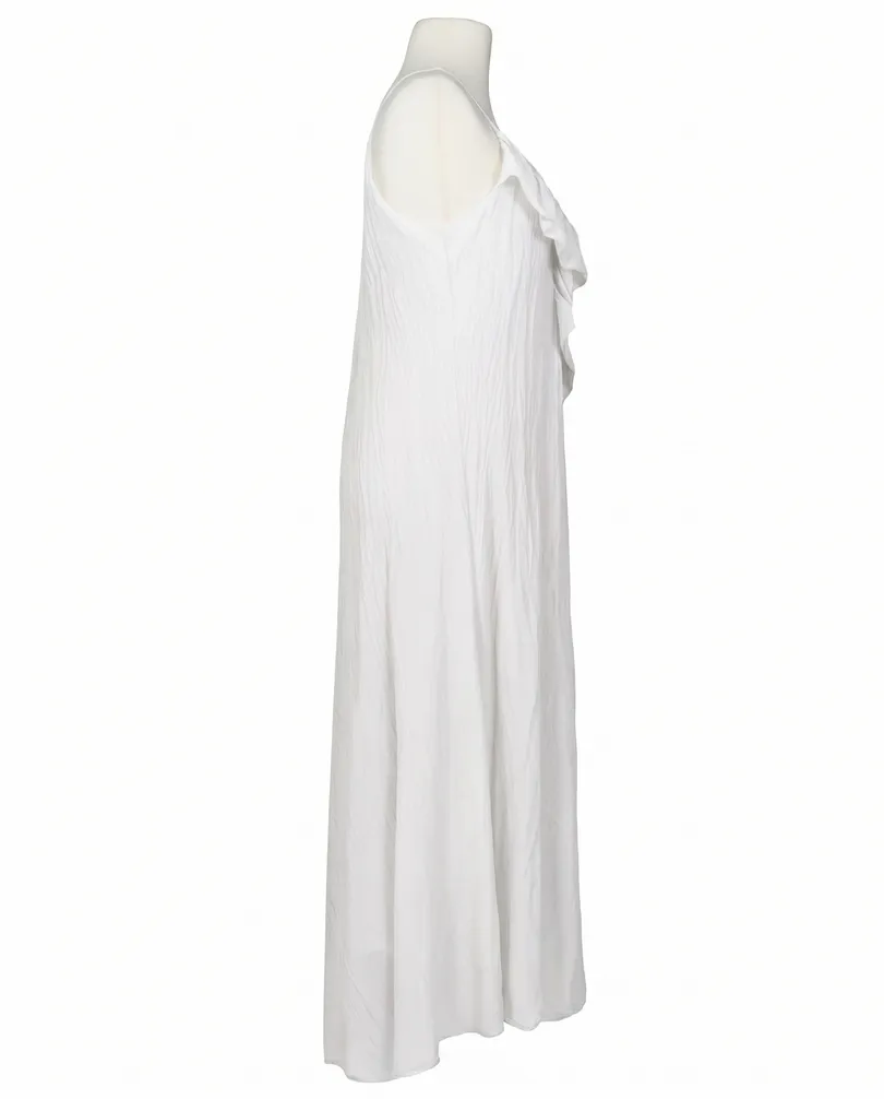 Maxikleid Baumwolle in  wei� von Made in Italy (Bild 3)