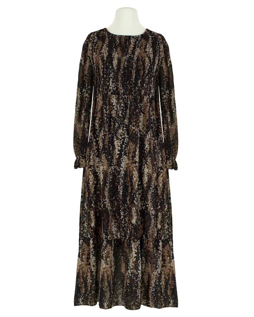 Maxikleid Cr�pe Chiffon in  braun von Made in Italy (Bild 1)
