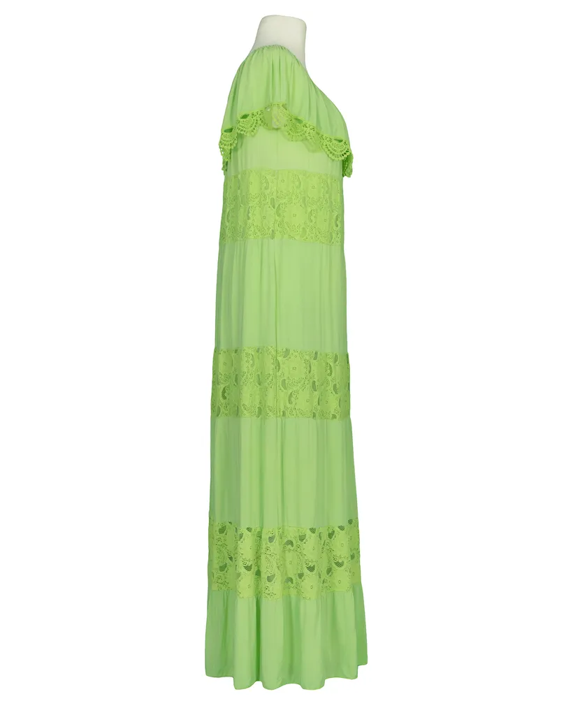 Maxikleid mit Spitze in  gr�n von Made in Italy (Bild 2)