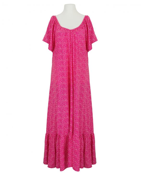 Maxikleid Tupfen in  pink von Made in Italy (Bild 1)