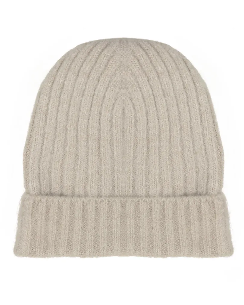 M�tze mit Alpaka und Wolle in  beige von Made in Italy (Bild 1)
